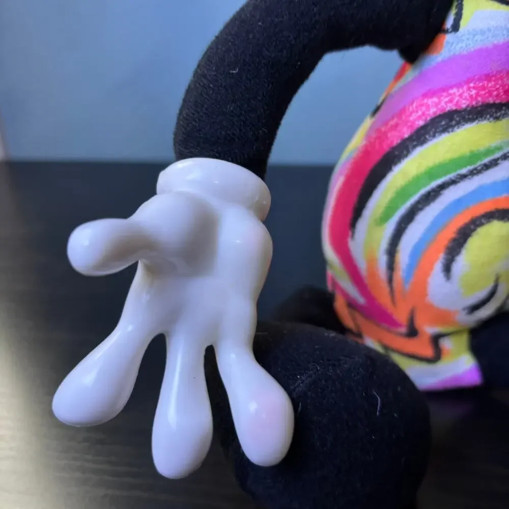 Vintage 1994 Ertl Jibba Jabber noise maker Toy Colorful 90s 15" Plush Silly Kids - Picture 6 of 16